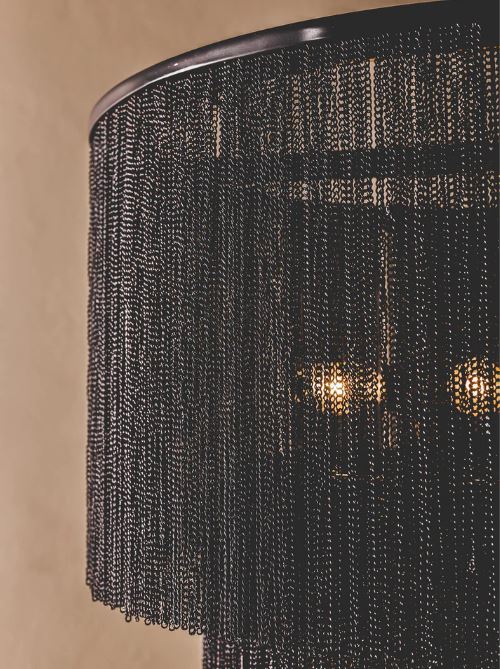 Chains Chandelier in Midnight