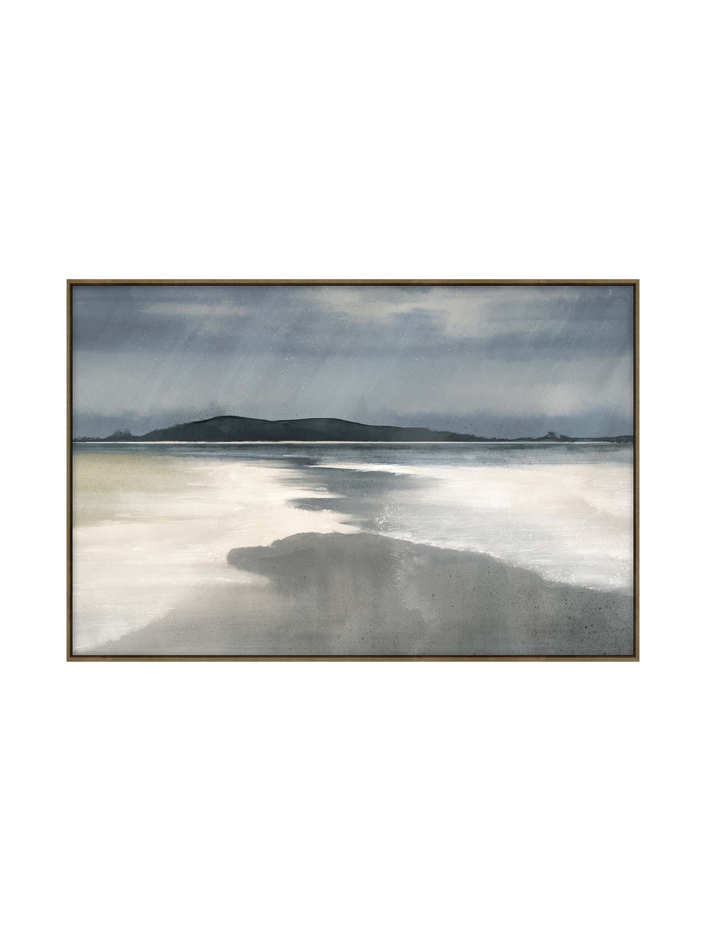 Mountain Bay Wall Art in Ocean Tide Mountain Bay