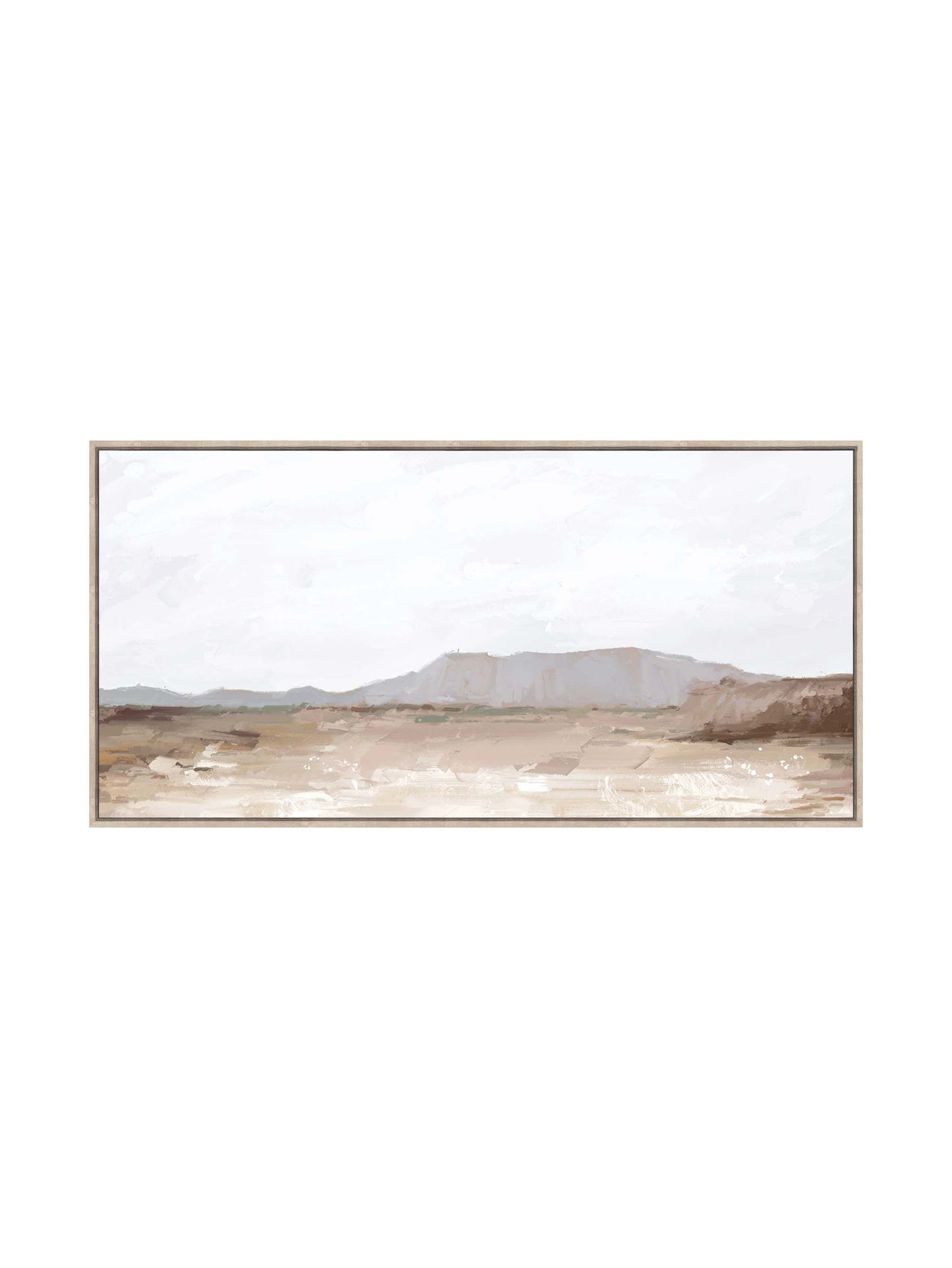 Mountain Mirage Wall Art in Sand