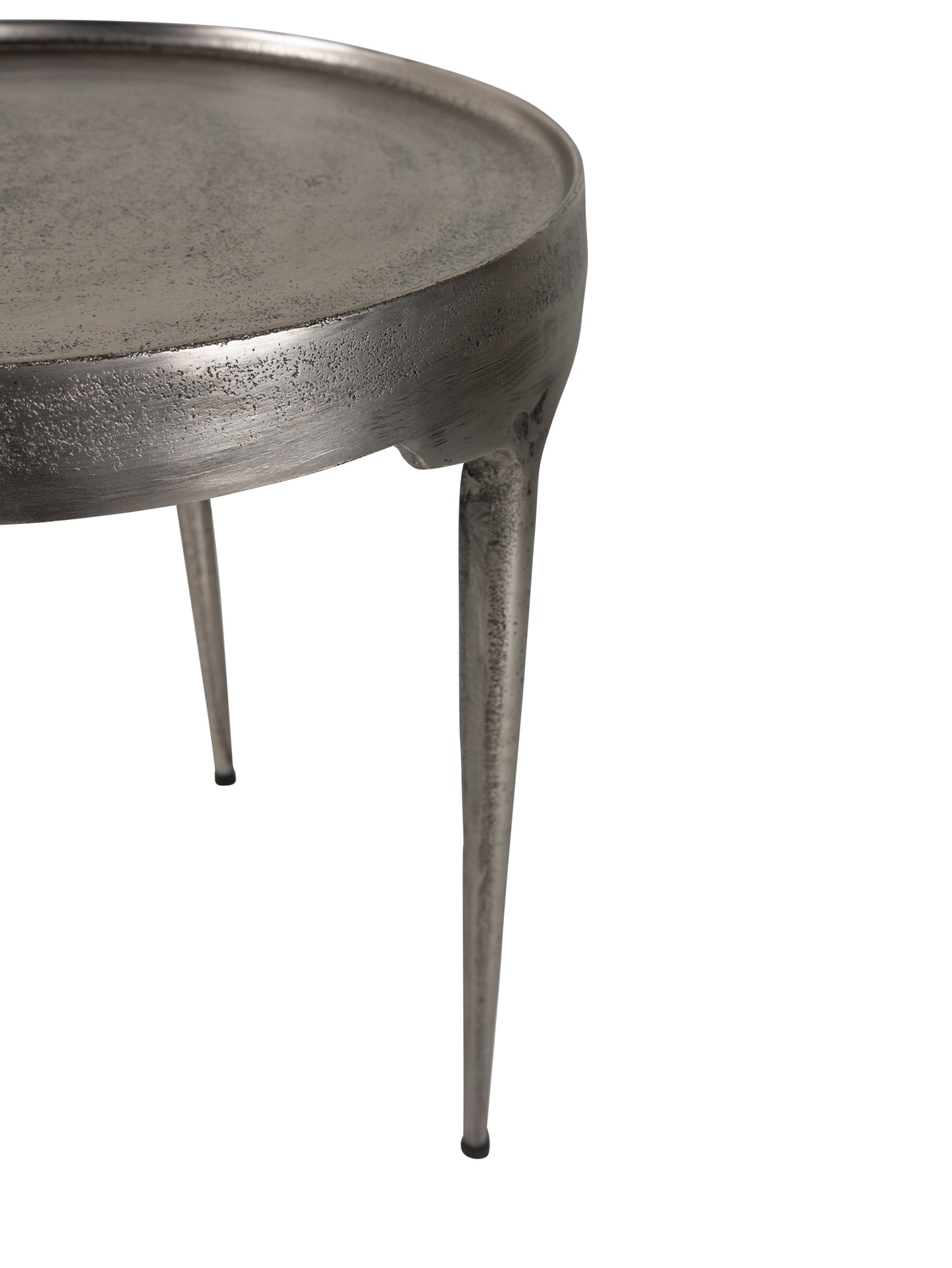 Forge Side Table in Pewter