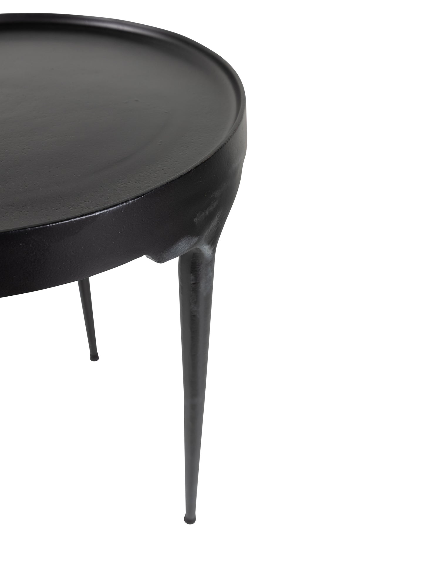 Forge Side Table in Pitch