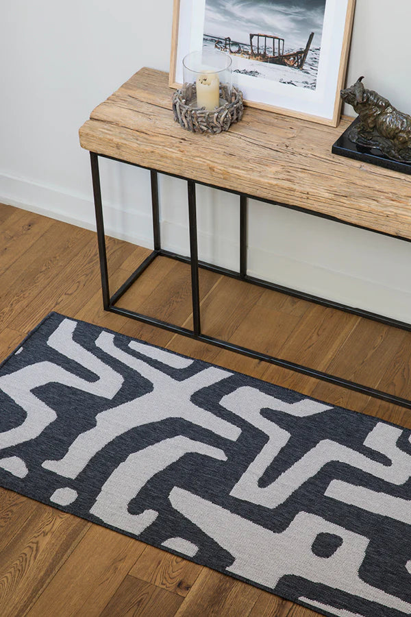 KUBA GREY Rug & Runner