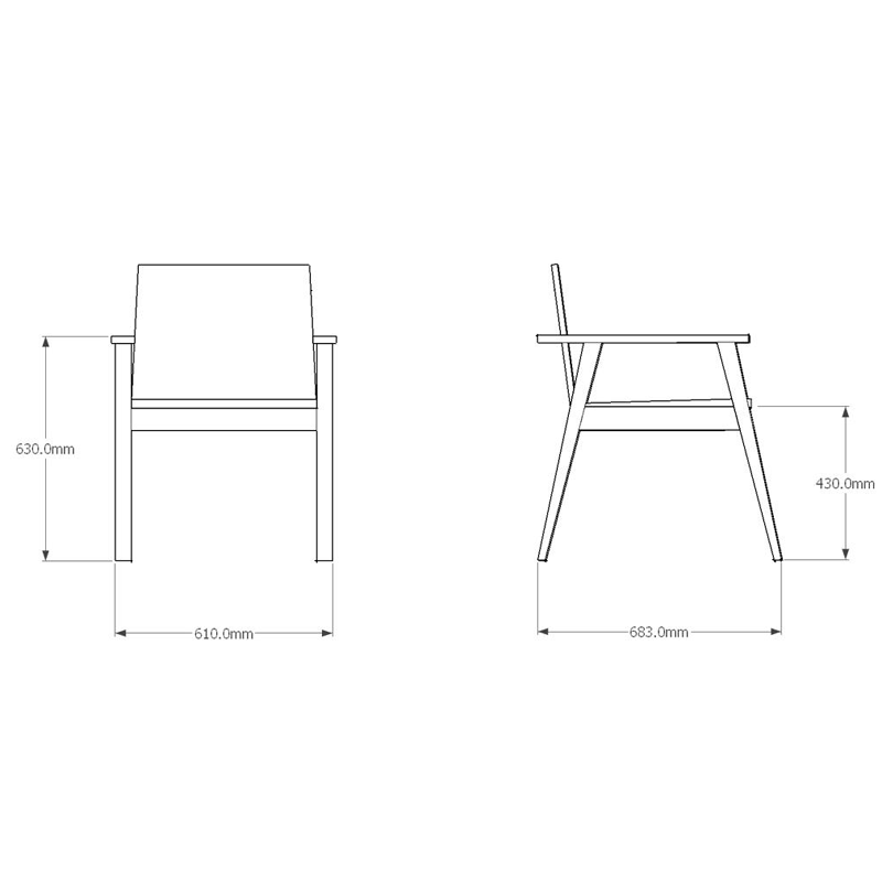 Modern Tub Dining Chair