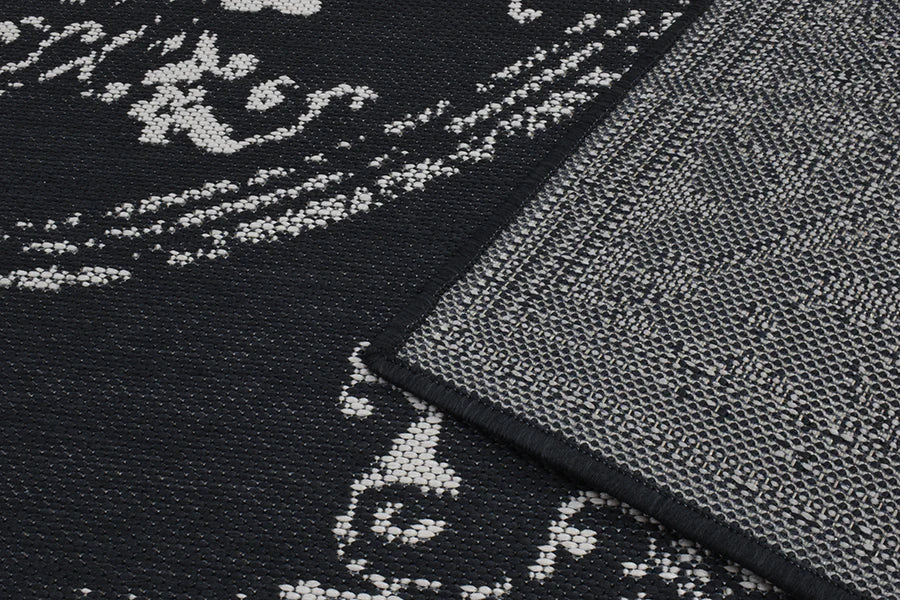 POLETTI BLACK Rug & Runner