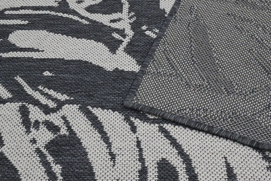 MONSTERIA GREY Rug & Runner