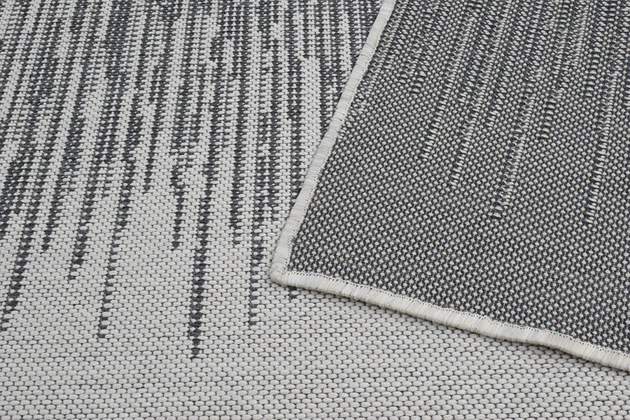 PULSE WHITE WITH GREY Rug & Runner