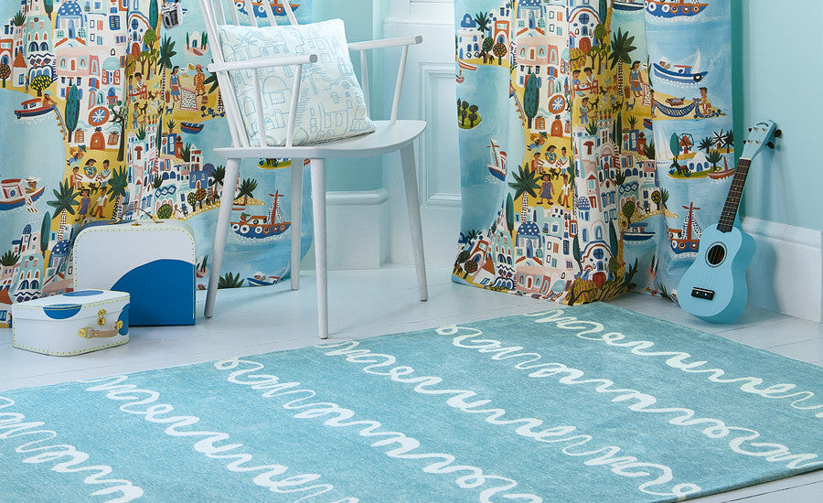 Wiggles Rug Flat Weave Rug