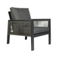 Atlas Outdoor Sofa Set in Midnight