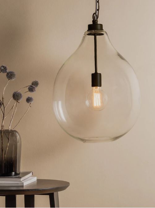 Glass Orb Lighting in Midnight – Kuya Kuya Interior Living Online Shop