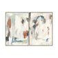 Muted Harmony Wall Art Set 2 in Pearl Ash