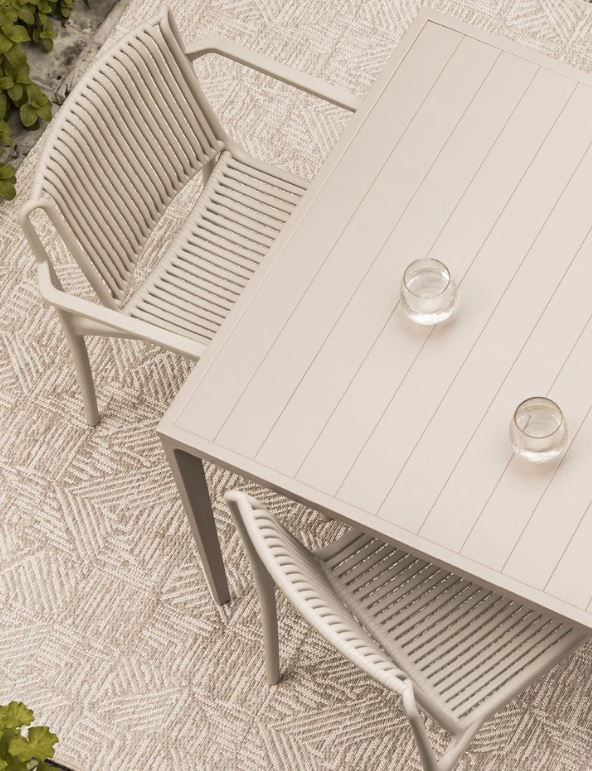 Pierre Outdoor Chair in Creme