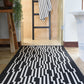 CIRCUIT BLACK Reversible Rug & Runner