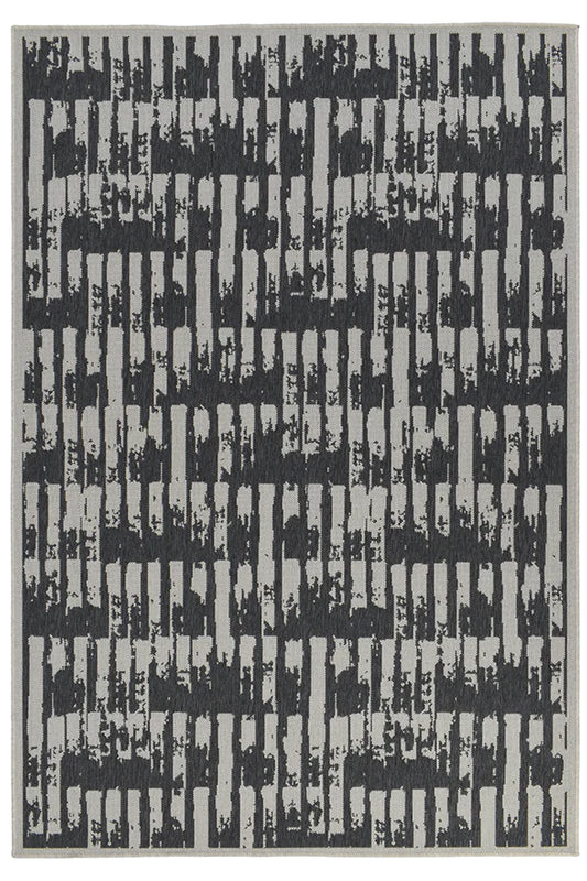 LINO WHITE WITH GREY Rug & Runner