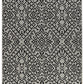 KAYDEN WHITE WITH BLACK Rug & Runner