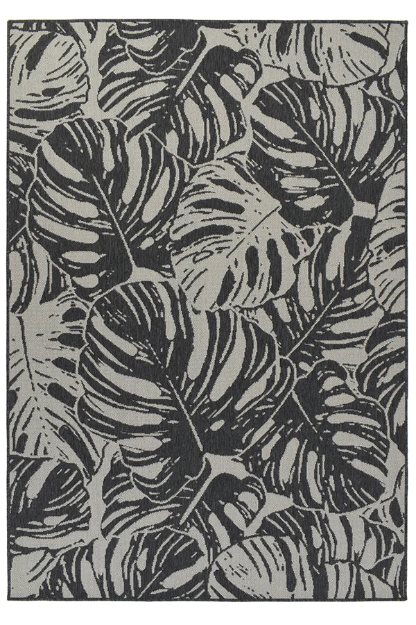 MONSTERIA GREY Rug & Runner