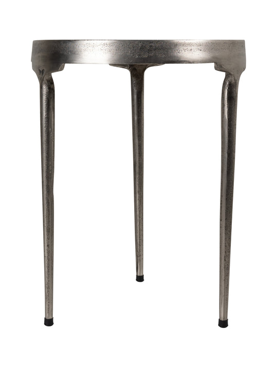 Forge Side Table in Pewter