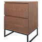 Haven Nightstand in French Oak - Medium