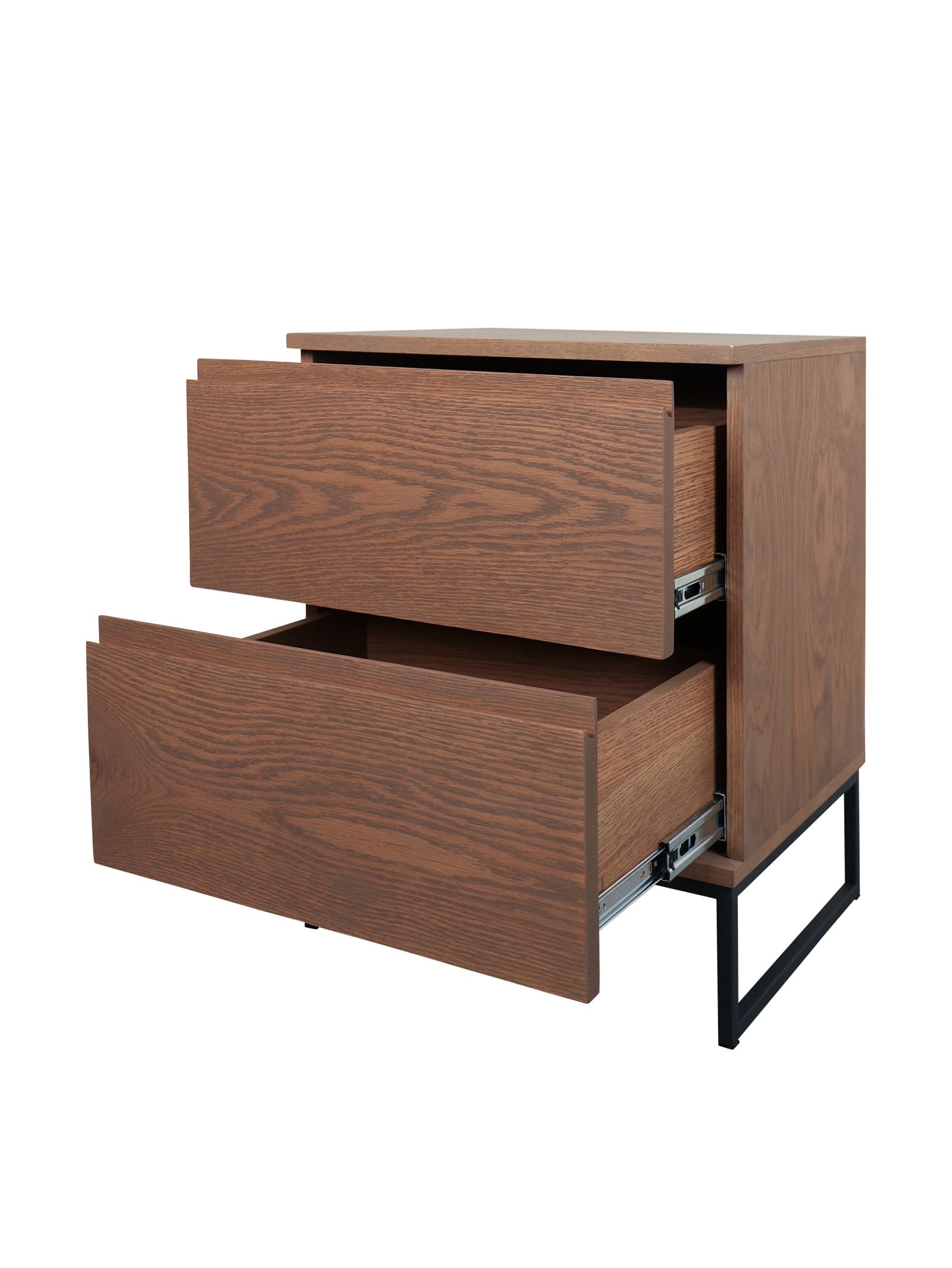 Haven Nightstand in French Oak - Medium