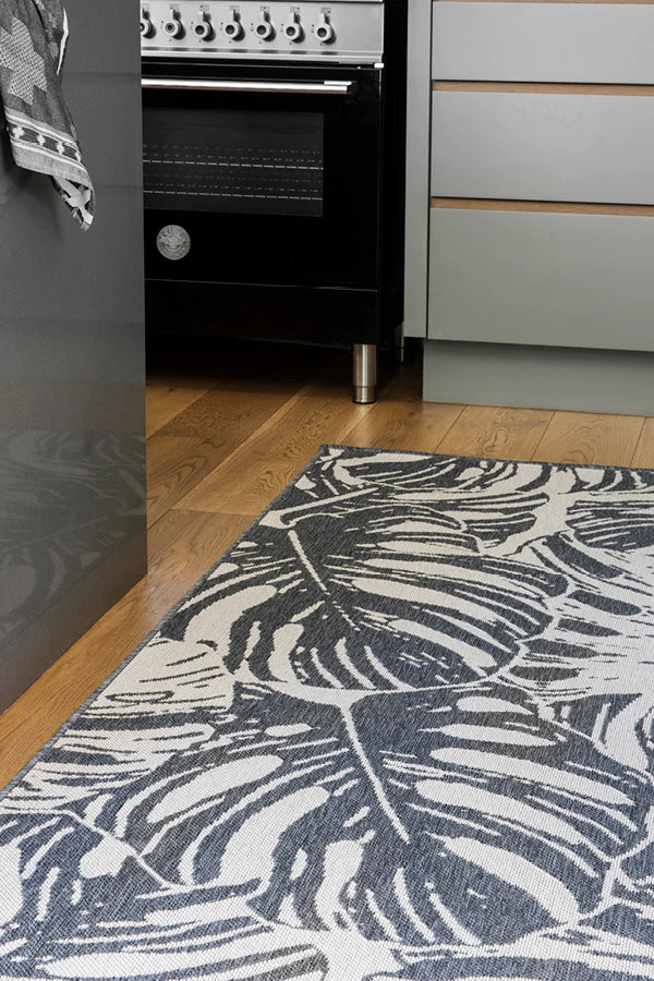MONSTERIA GREY Rug & Runner