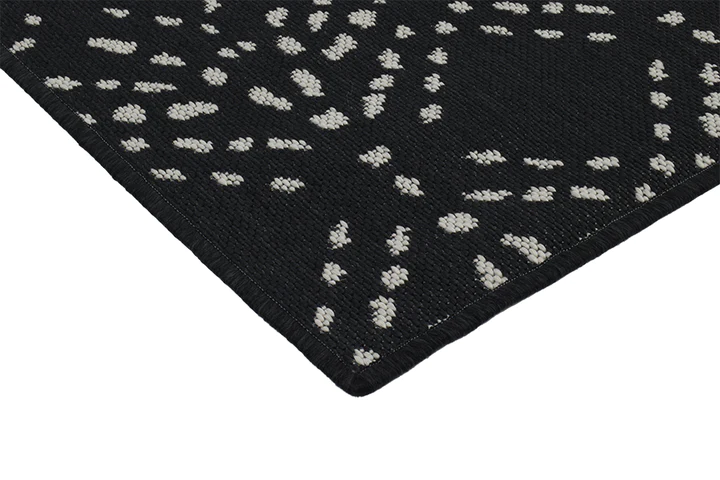 TUMZI BLACK Rug & Runner