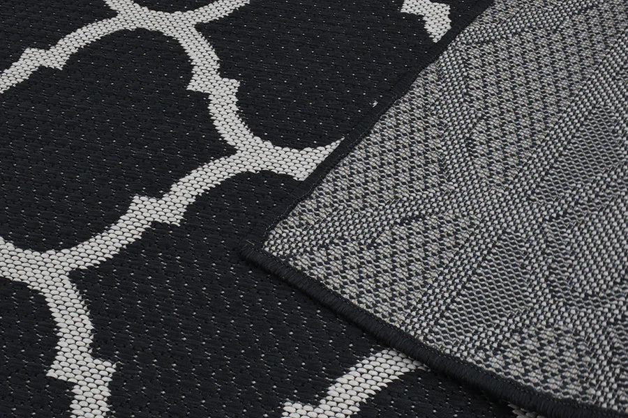 LATTICE BLACK Rug & Runner
