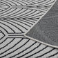 ERTE WHITE WITH BLACK Rug & Runner